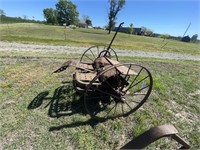 Vintage Iron Wheel Stalk Chopper