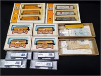 (12) N Scale Train Sets In Cases