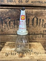 Shell Super Tin Pourer on 500ml Bottle