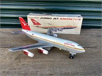 Qantas 747B Tin Plane 1970'80's in Box