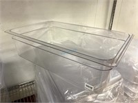 NEW CAMBRO 1/1 SIZE CLEAR 6" DEEP POLY PAN