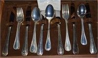 30 Pieces  Royal Lady Silverplate Flatware Boxed