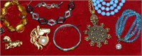 Lot Excellent Vintage Costume Jewelry Horse Pins +
