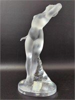 Vintage Rene Lalique Crystal Art Deco Nude