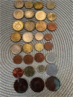 Foreign coin lot