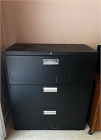 Vintage three drawer filing cabinet