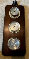Vintage Springfield barometer thermometer humidity
