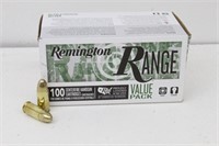 (100rds) Rem Range 9mm Luger 115 GR FMJ