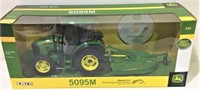 John Deere 5095M W/MX7 Mower Toy Tractor