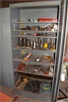 METAL CABINET WITH TOOL VARIETY