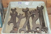 10 OLD WRENCHES