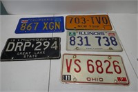 5 US Plates