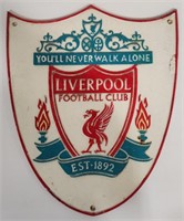 Cast Iron Liverpool Football Club Sign