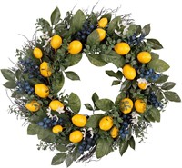 24" Lemon Spring/Summer Wreath-6999