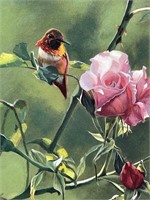 Terry Isaac, Shades of Summer- Rufous Hummingbird