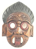 Hand Carved Wood Tribal Mask