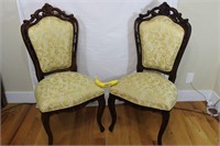 Vintage High Back Dining Chairs