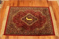 Silk Knotted Persian Rug (3'3" x 4'7")