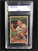 1952 Bowman Baseball Hank Majeski #58 Graded VG 3