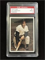 Joe DiMaggio 1979 TCMA MLB Card GRADED MINT 9