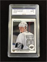 Wayne Gretzky 1990 UD Hockey Card Graded NM-MT 8