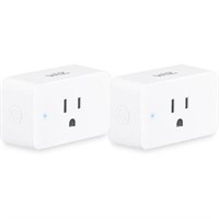 WiZ Wi-Fi Smart Plug, 2-Pack, White