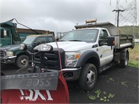 2015 Ford F-550 4x4 Dump Truck With Plow