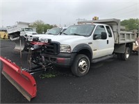 2007 Ford F-550 4x4 Dump With Plow