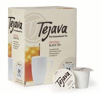 Lot of 2-Tejava Unsweetened Black Iced Tea Pods