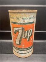 Vintage 7Up Flat Top Can