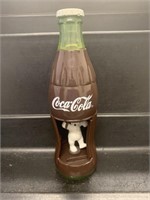 VTG Coca-Cola Polar Bear Bottle Toy-Spins-Works