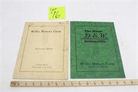 Willis Motors Corporation Booklets