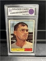 1961 Topps Chuck Stobbs Card Graded Gem Mint 10