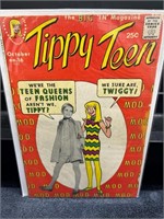 VTG Tippy Teen Comic Book #16 With TWIGGY!