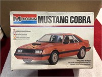 1979 Monogram Mustang Cobra 1/24 Model Kit Sealed