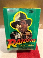 VTG SEALED ORIGINAL Indiana Jones ROTLA Wax Box