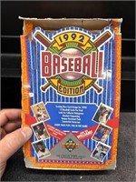 1992 Upper Deck Baseball Unopened Wax Box