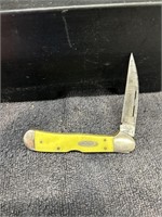Early Case XX Running C Yellow Pocket Knife