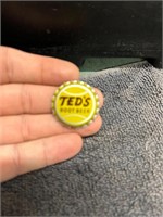 Ted's Root Beer Bottle Cap-Ted Williams