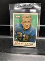 Vintage Bobby Layne Football Card
