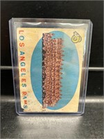Vintage Los Angeles RAMS Football Card