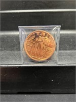 .999 Fine Copper 2012 Liberty Coin