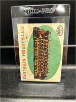 Vintage Pittsburgh Steelers Team Football Card