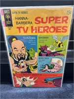 RARE Hanna Barbera TV Super Heroes Comic Book-$225