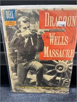 VTG DELL Western Movie Dragoon Wells Comic Book