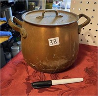 COPPER POT AND LID