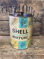 Shell Two-Stroke Mixing Can