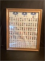 Medals of World War II Display,18.5" by 22.5”