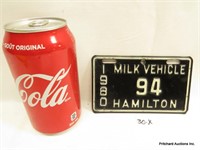 Rare Vintage Metal Hamilton Milk Vehicle