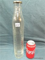 Original Vintage Automotive Shell Glass Oil Bottle
